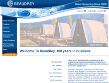 Tablet Screenshot of beaudrey.com